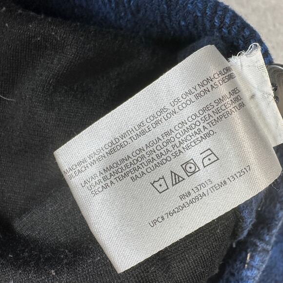 Orvis Shacket Mens 2XL Blue Black Plaid Pockets Heavy Flannel Button Up Outdoor - Picture 9 of 12